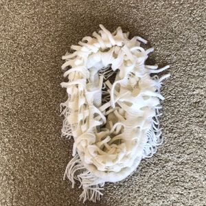 White Infinity Scarf